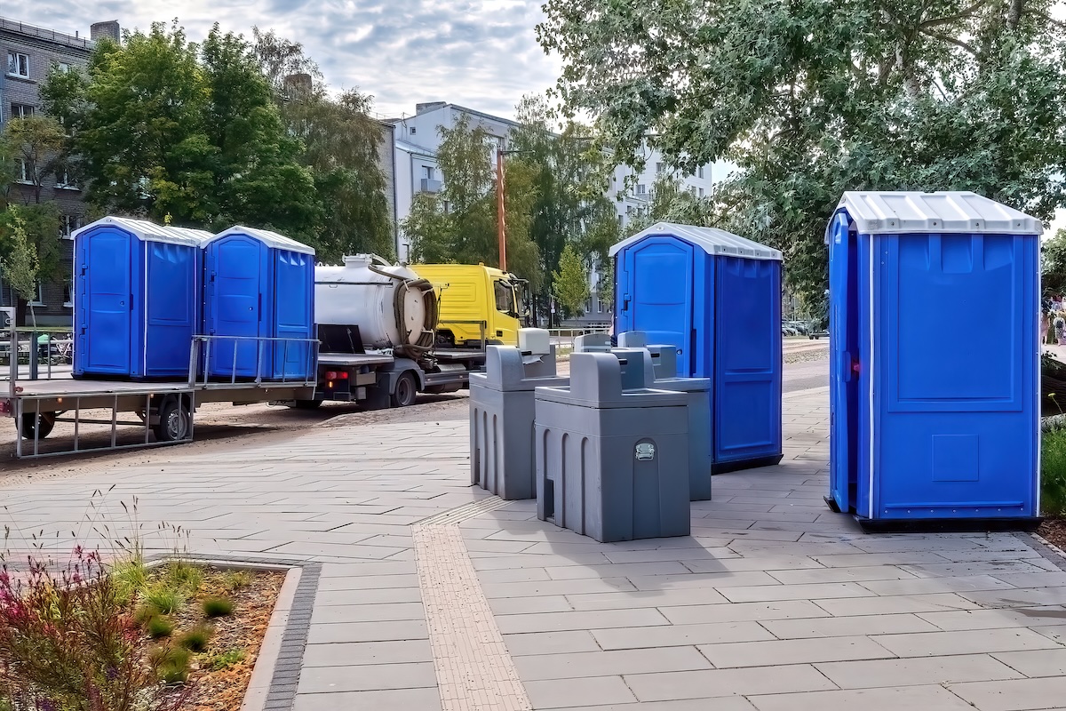 A picture of Porta Potty Rental Checklist for Events, Jobsites, and Long Term Projects with MCS Portable Restrooms